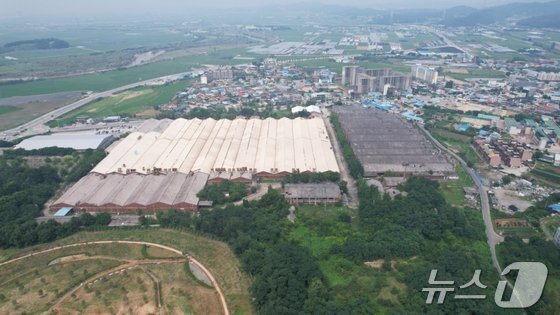 본문 이미지 - 옛 충남방적 예산공장 모습. (예산군 제공). /뉴스1