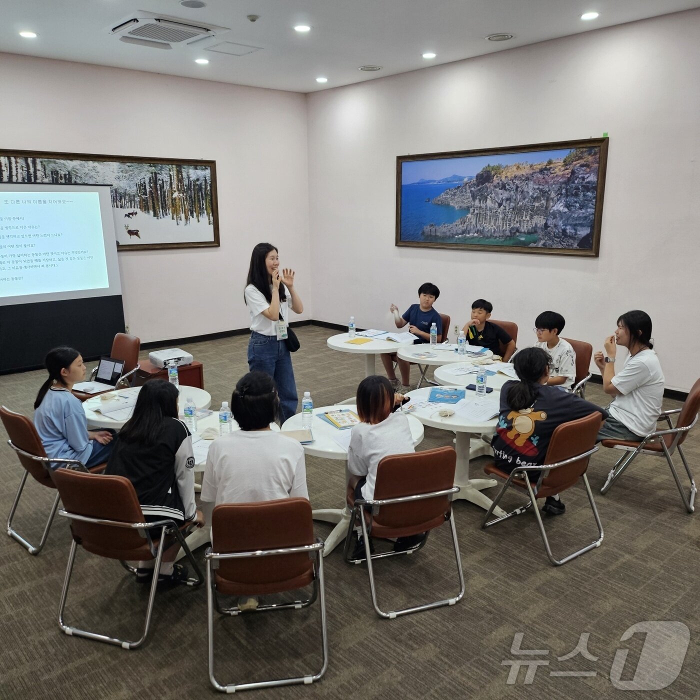 본문 이미지 - 29일부터 8월3일까지 진행되는 학생 행복충전 프로그램.(제주도교육청 제공)