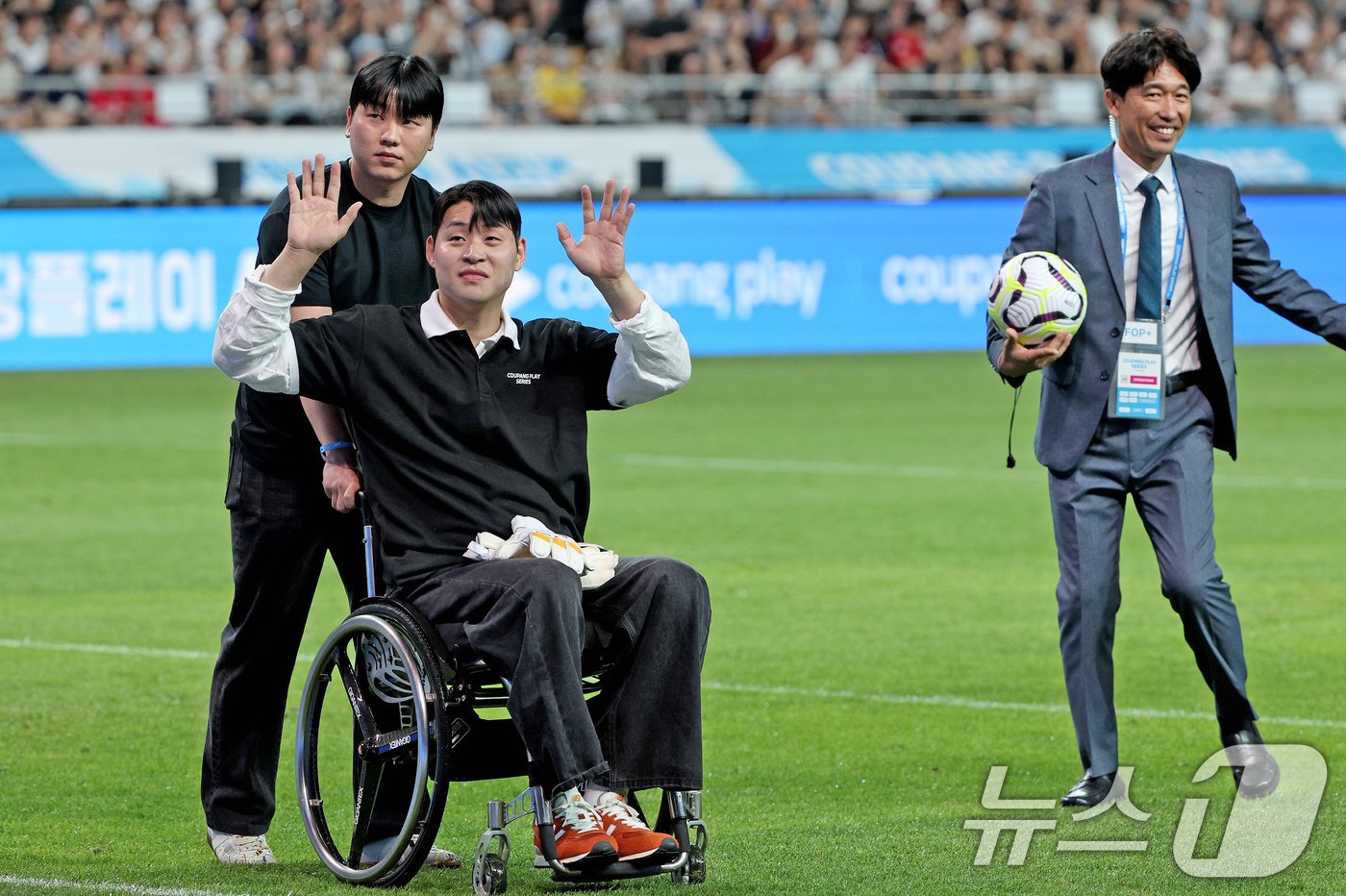 지난달 시축에 나선 유연수. /뉴스1 ⓒ News1 장수영 기자