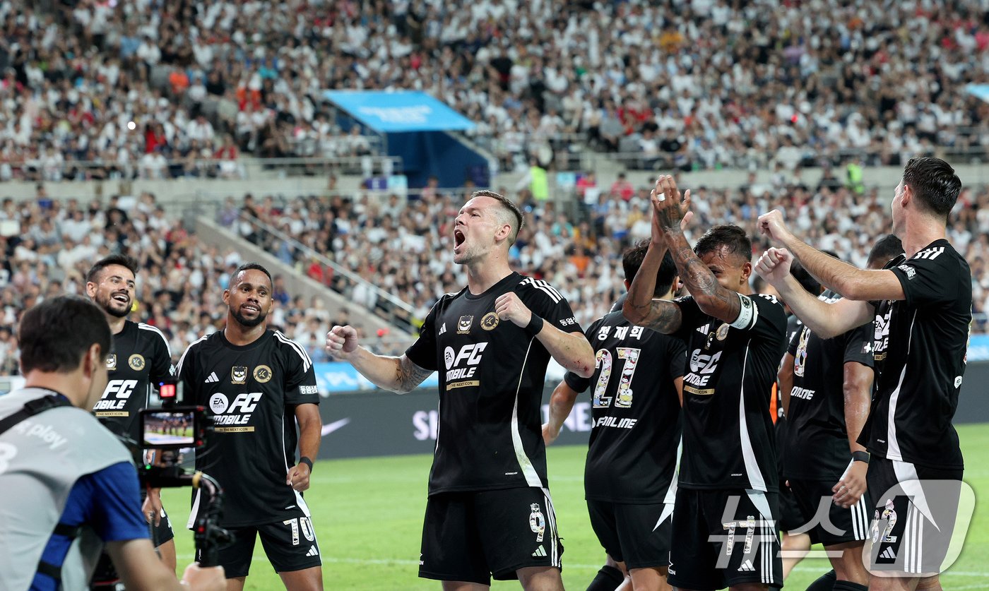 본문 이미지 - 지난해 팀 K리그의 경기 모습. 2024.7.31/뉴스1 ⓒ News1 장수영 기자