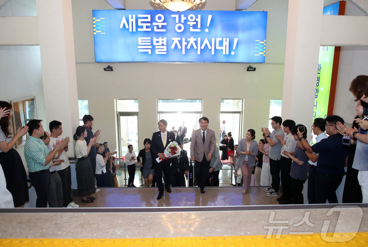 본문 이미지 - 돗토리현 자매결연 30주년 기념 축하 방문(강원도 제공) 2024.7.4/뉴스1