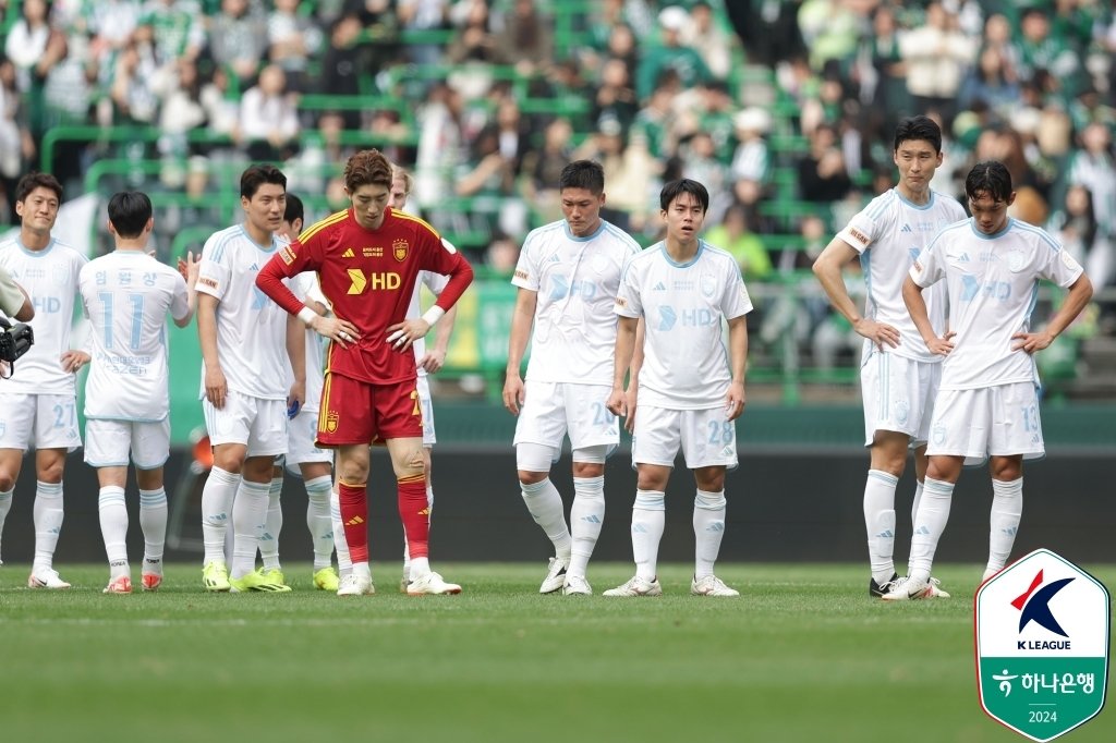 어수선한 여름을 보내는 울산 HD.&#40;한국프로축구연맹 제공&#41;