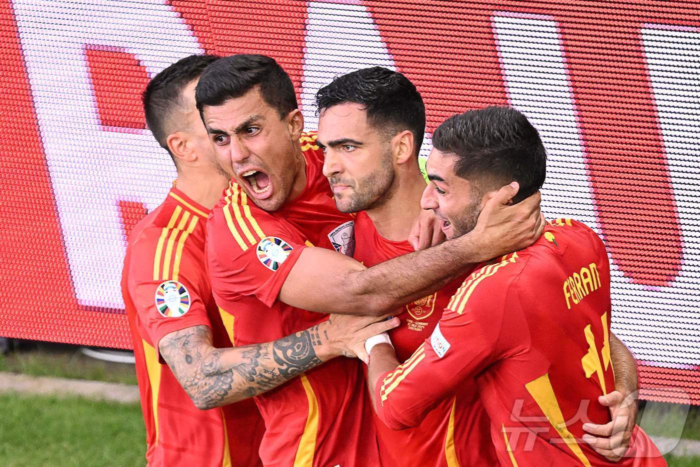 본문 이미지 - 스페인은 이번 대회서 11골을을 넣었다. ⓒ AFP=뉴스1