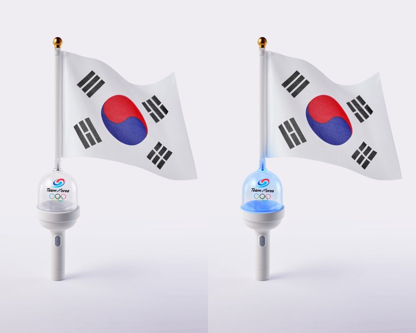 본문 이미지 - 팀코리아 응원봉 선수단용, 사진=하이브