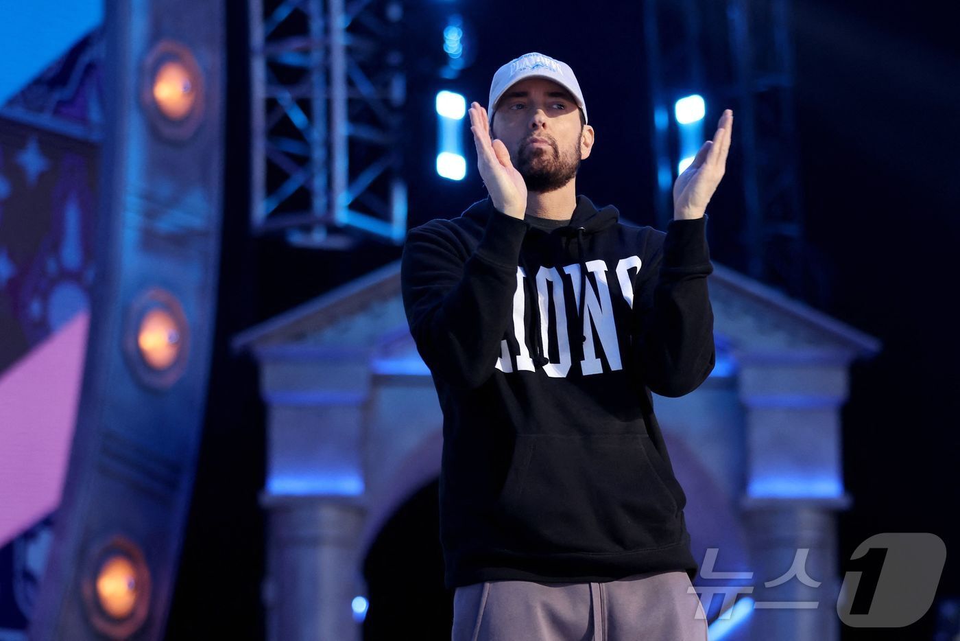 본문 이미지 - 미국의 유명 래퍼 에미넴. ⓒ AFP=뉴스1 ⓒ News1 김지현 기자