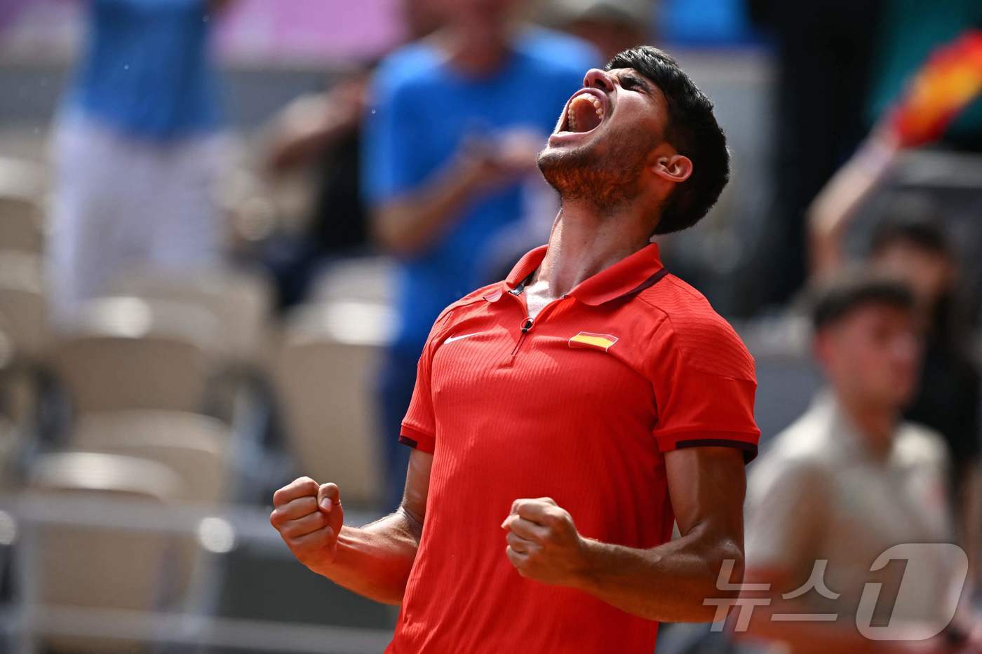 본문 이미지 - 스페인의 카를로스 알카라스. ⓒ AFP=뉴스1