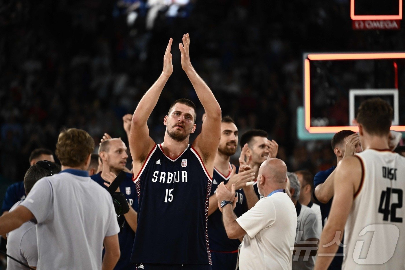 본문 이미지 - 세르비아 에이스 니콜라 요키치가 트리플 더블 활약으로 동메달을 견인했다. ⓒ AFP=뉴스1