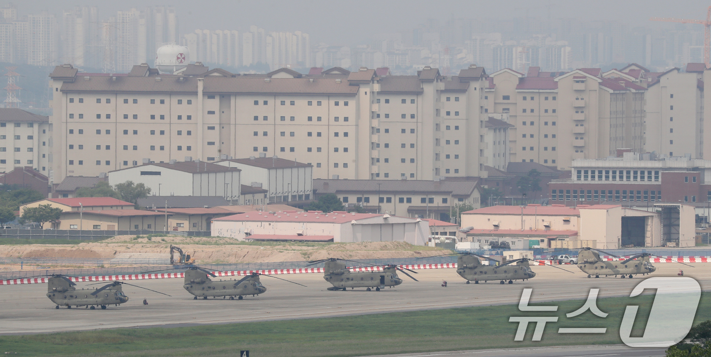 (평택=뉴스1) 김영운 기자 = 오는 2026년부터 적용될 주한미군 방위비분담금을 정하는 제12차 한미 방위비분담특별협정(SMA) 체결을 위한 제6차 회의가 시작된 12일 경기 평 …