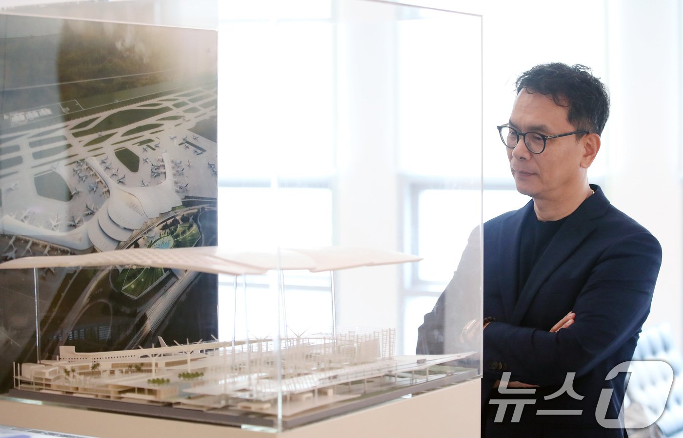본문 이미지 - 권기재 희림종합건축사사무소 글로벌부문 대표가 12일 서울 강동구 상일로 희림종합건축사무소에서 뉴스1과 인터뷰를 하고 있다. 2024.8.12/뉴스1 ⓒ News1 임세영 기자