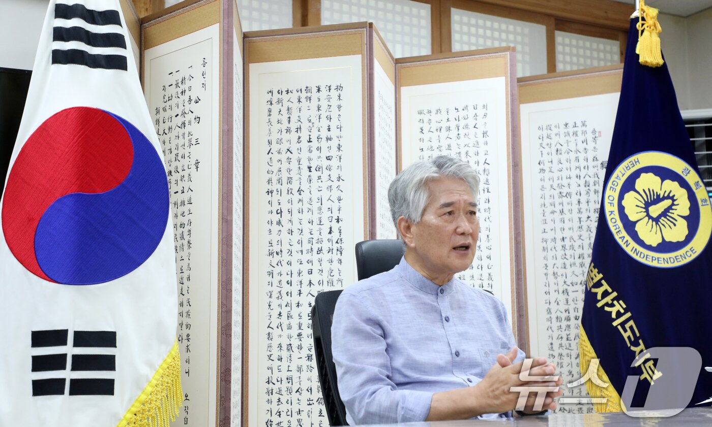 본문 이미지 - 이강안 광복회 전북특별자치도지부 지부장 ⓒ News1 유경석 기자