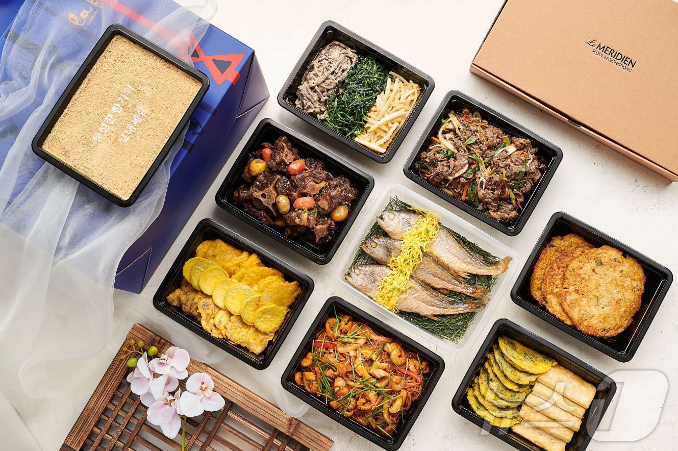 본문 이미지 - 르메르디앙 서울 명동 호텔이 선보인 '명절 투 고'.(르메르디앙 서울 명동 제공)