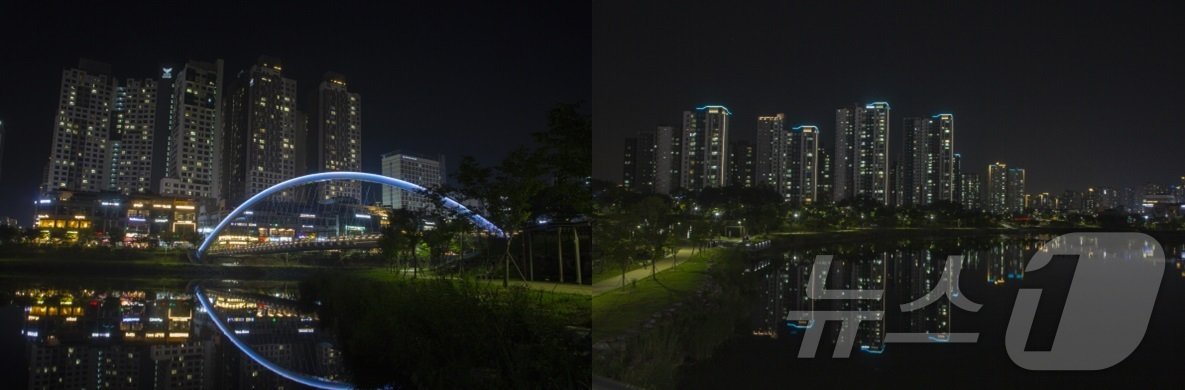 호수와 함께 걷는 밤 ‘미사호수공원 밤 산책’&#40;경기관광공사 제공&#41;/