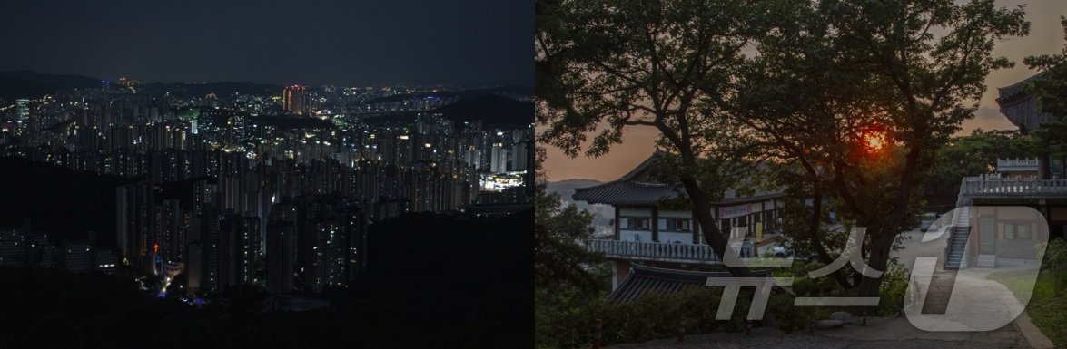 본문 이미지 - 여기가 극락이요 안양이다 ‘망해암 야경 감상’(경기관광공사 제공)/