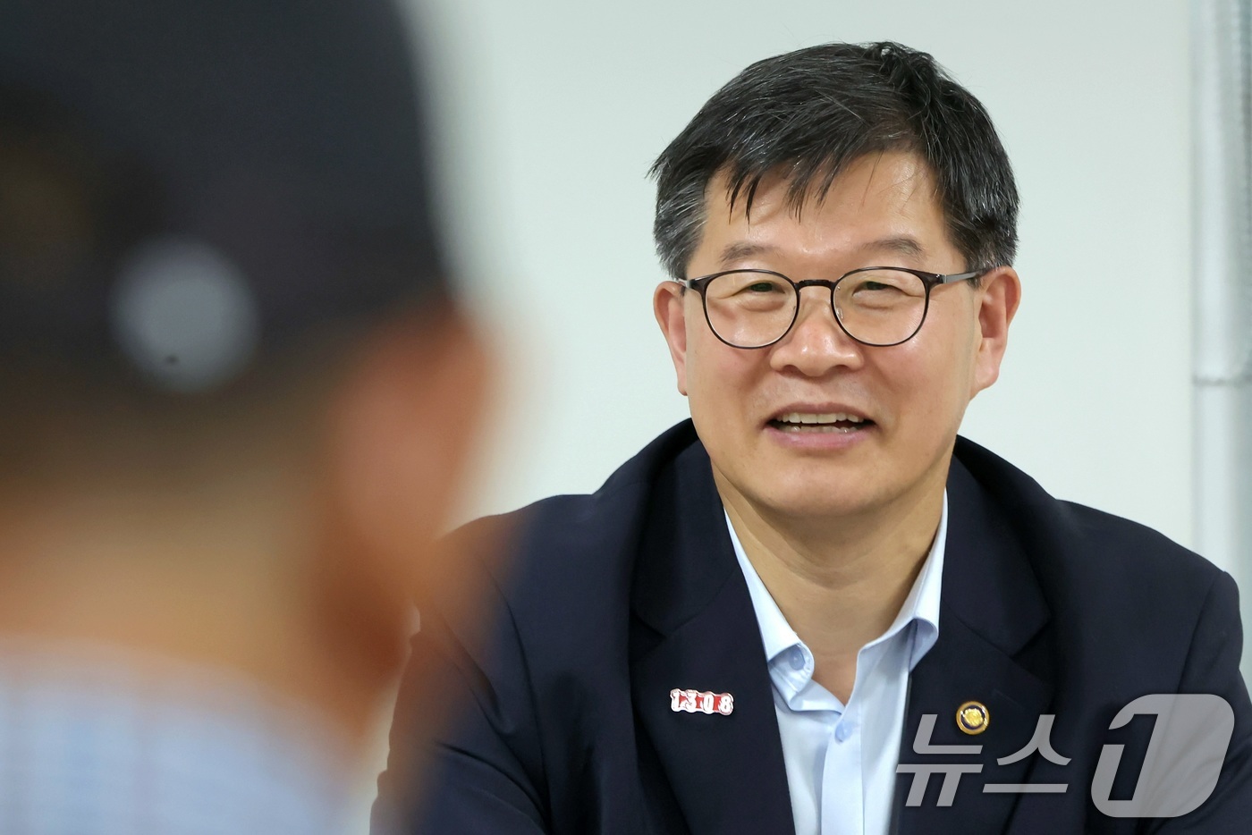 (서울=뉴스1) = 이기일 보건복지부 제1차관이 16일 오후 서울 서초구 중앙노인종합복지관에서 '노년층 대상 국민연금 간담회'에서 발언하고 있다. (보건복지부 제공) 2024.8. …