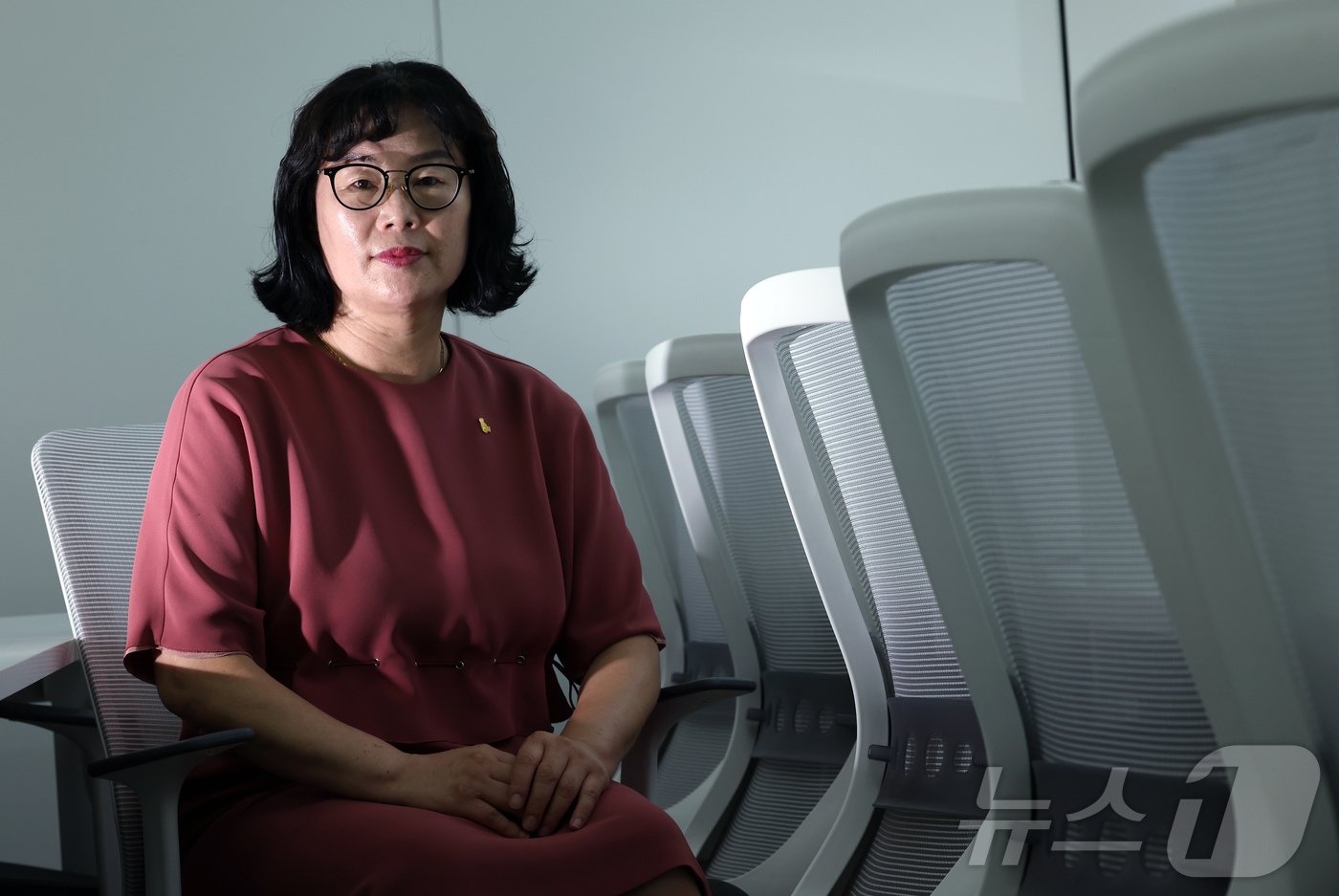 본문 이미지 - 재일북송교포 탈북민 단체 '모두 모이자' 한국지부장 강봉순 씨가 16일 오후 서울 종로구 뉴스1 사무실에서 인터뷰를 하고 있다. 2024.8.16/뉴스1 ⓒ News1 박정호 기자