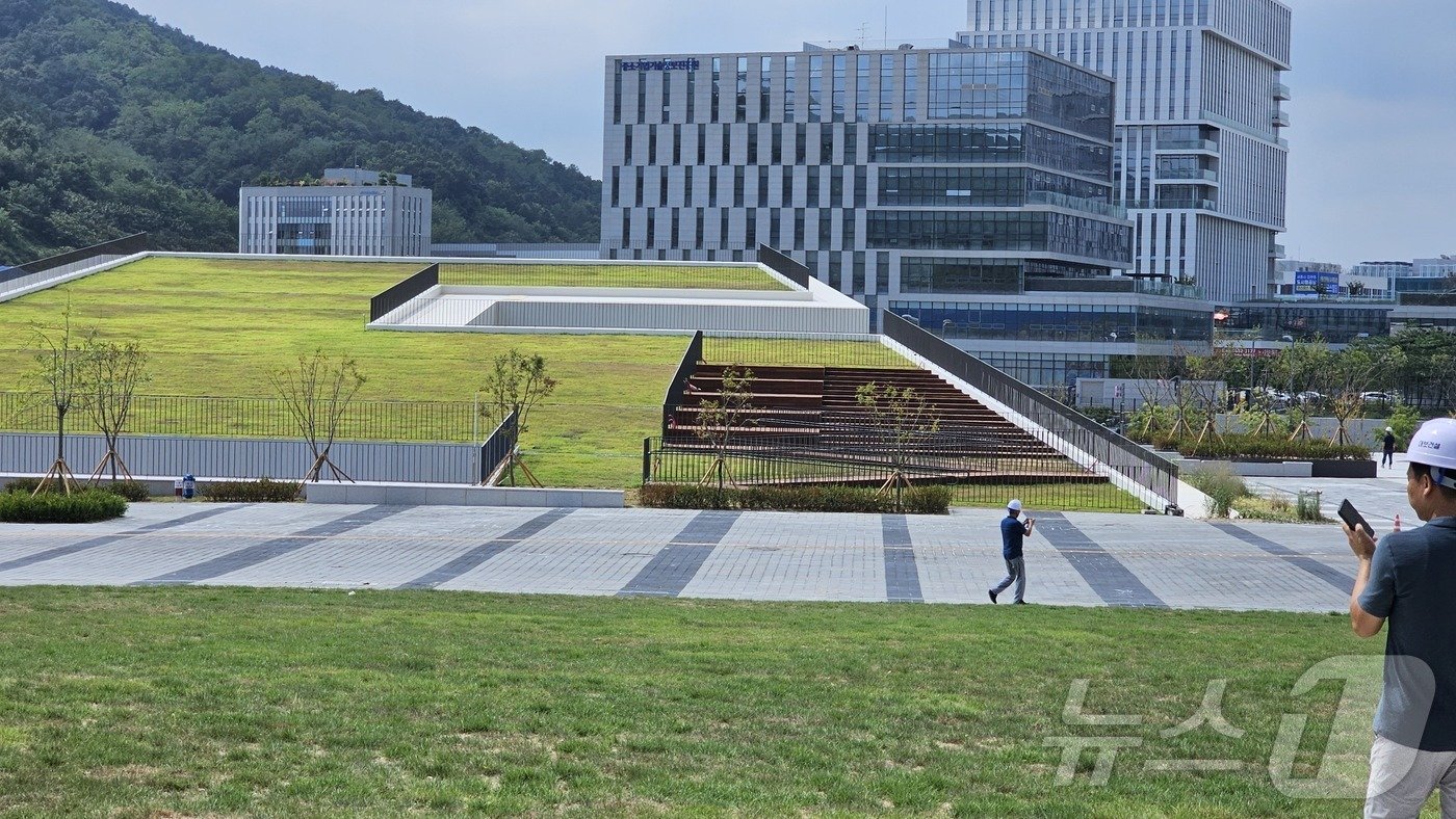 본문 이미지 -  세종공동캠퍼스 잔디광장.  ⓒ News1 장동열 기자