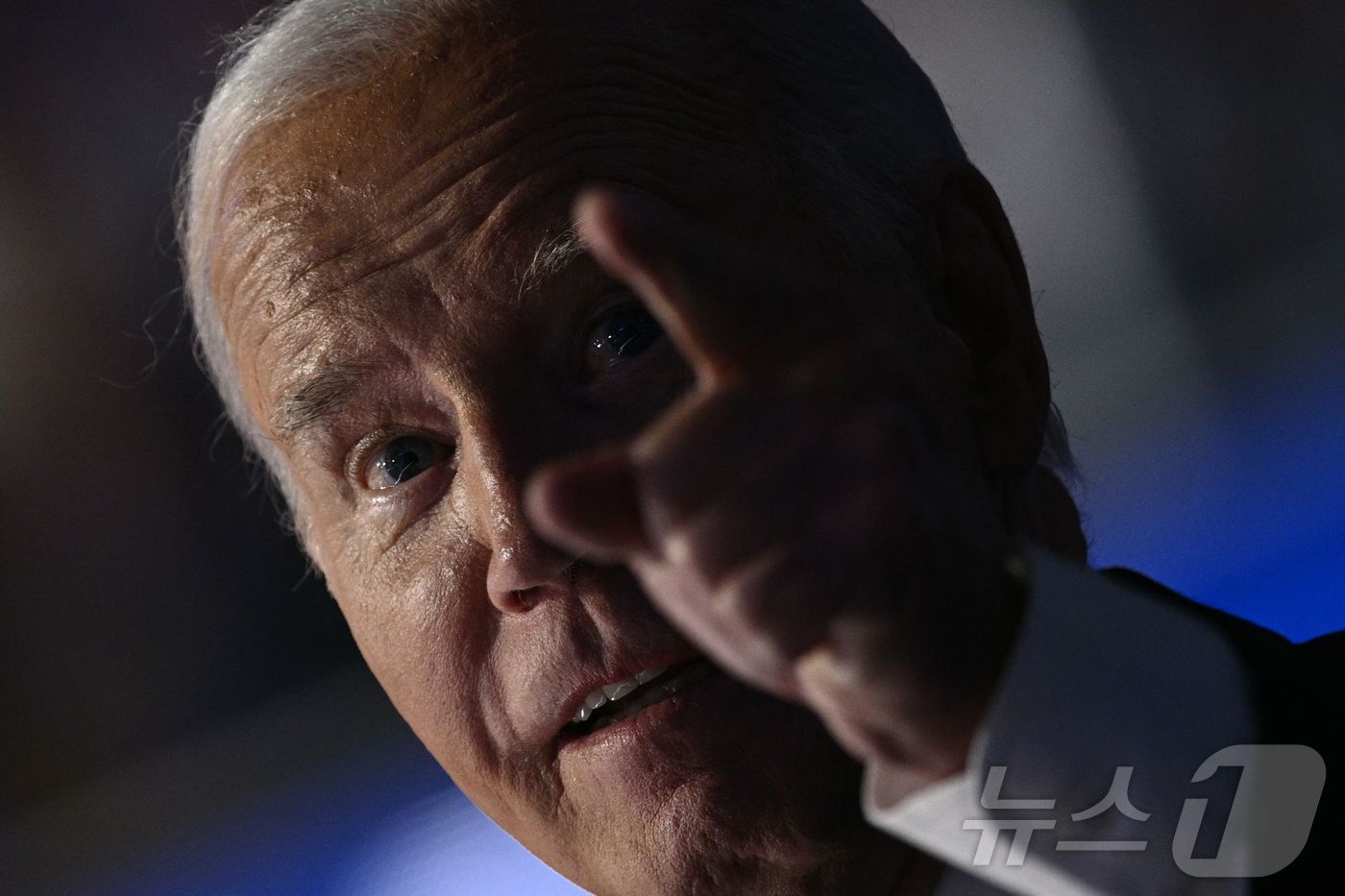 본문 이미지 - 마지막 사자후를 토하고 있는 바이든 대통령. ⓒ AFP=뉴스1 ⓒ News1 정지윤기자
