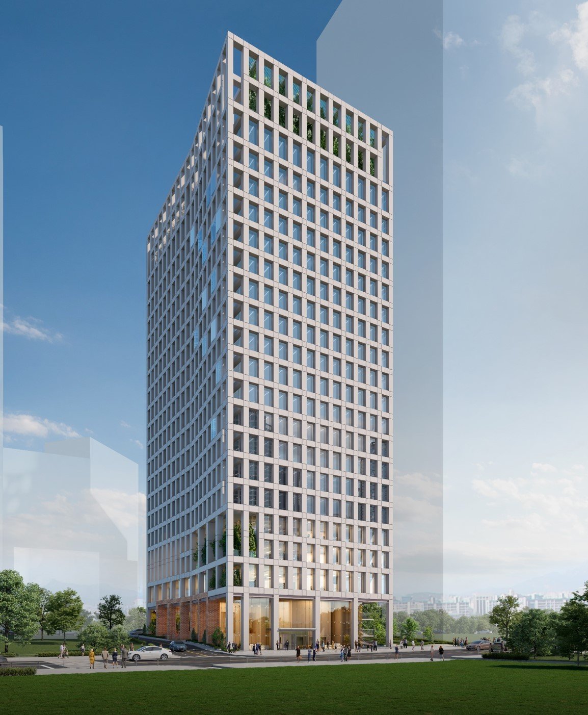 본문 이미지 - 서소문10지구 업무시설 투시도(서울시 제공).