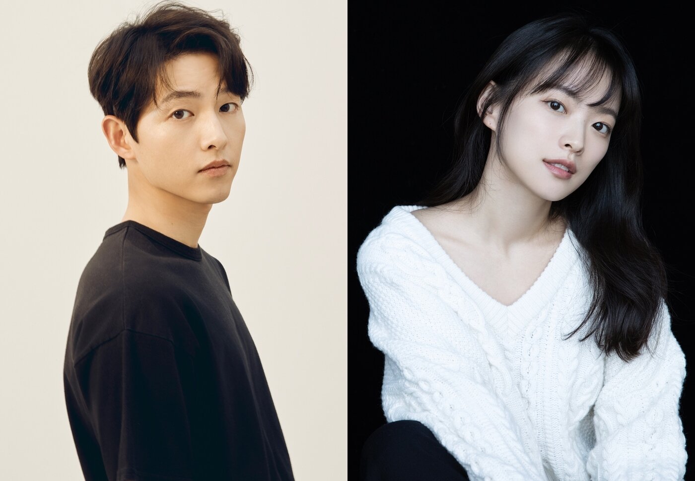 본문 이미지 - 배우 송중기&#40;왼쪽&#41;, 천우희/ 사진제공=하이지음스튜디오, 블리츠웨이스튜디오