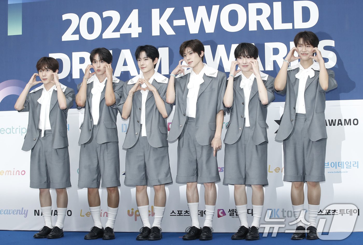 본문 이미지 - NCT 위시의 료(왼쪽부터)와 리쿠, 유우시, 시온, 사쿠야, 재희ⓒ News1 권현진 기자