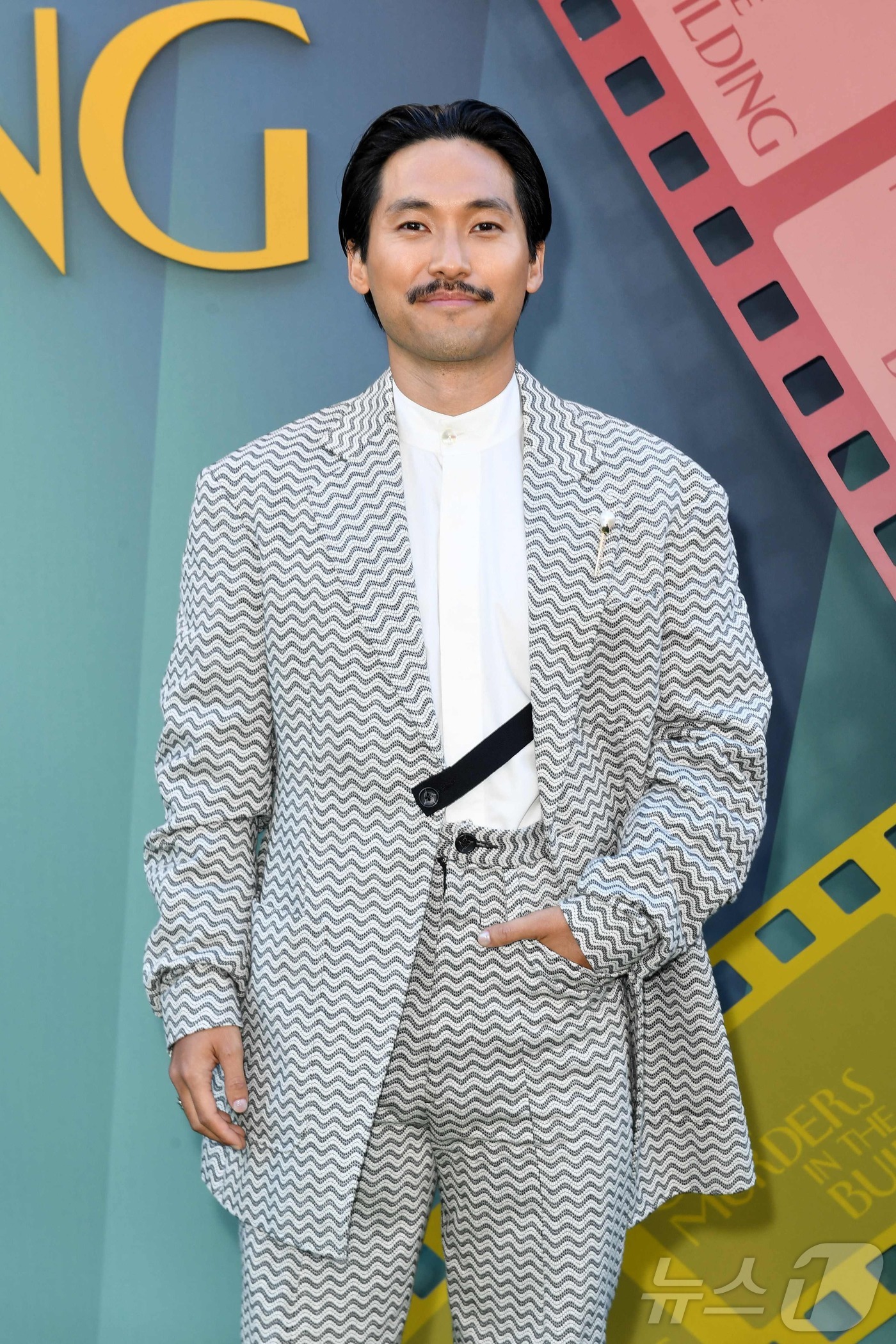 (LA AFP=뉴스1) 정지윤기자 = 한국계 미국 배우 진 하(한국명 하윤진)가 22일(현지시간) 로스앤젤레스 파라마운트 스튜디오에서 열린 훌루 '아파트 이웃들이 수상해(Only …