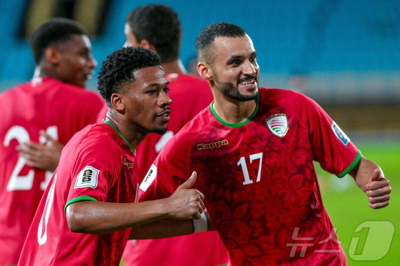본문 이미지 - 오만 축구대표팀 ⓒ AFP=뉴스1