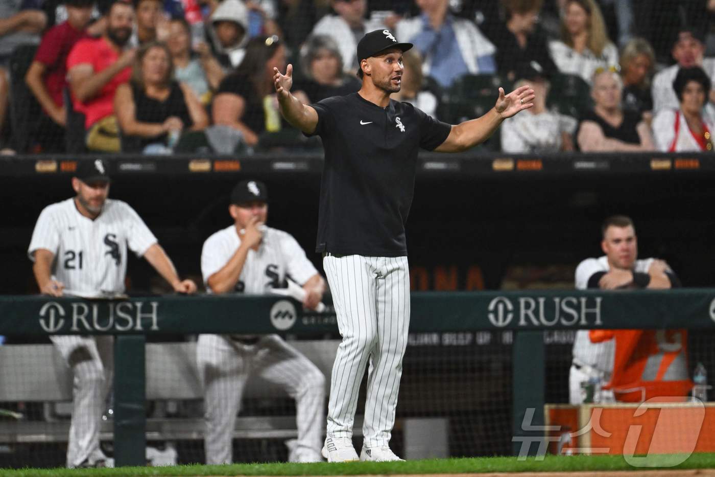 본문 이미지 - 그레이디 사이즈모어 시카고 화이트삭스 임시 감독. ⓒ AFP=뉴스1