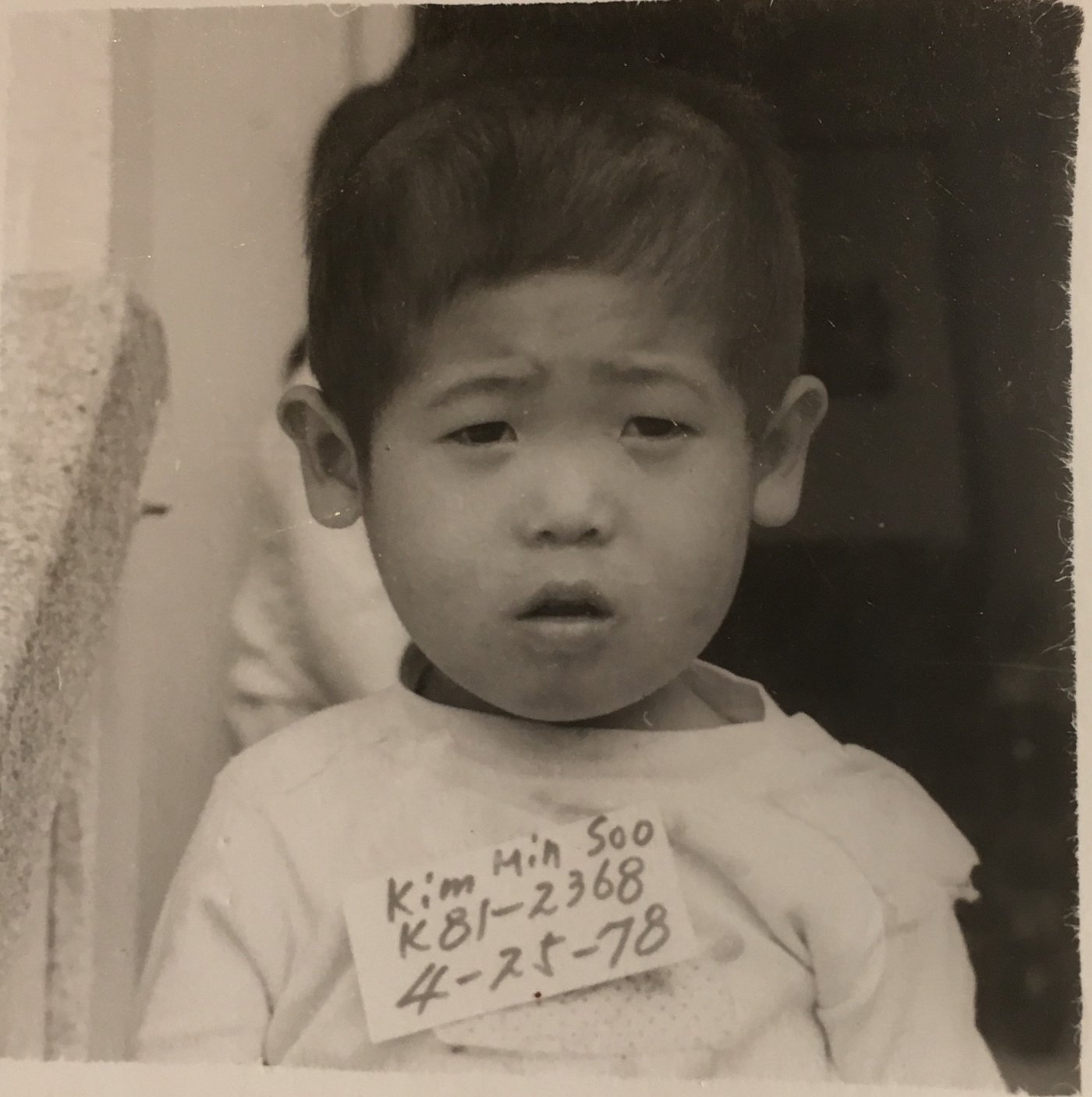 본문 이미지 -  김 토마스 리셍 씨가 대전역에서 발견된 당시 모습.