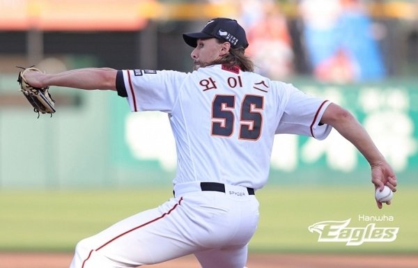 본문 이미지 - 한화 외인 투수 와이스. (한화 이글스 제공)