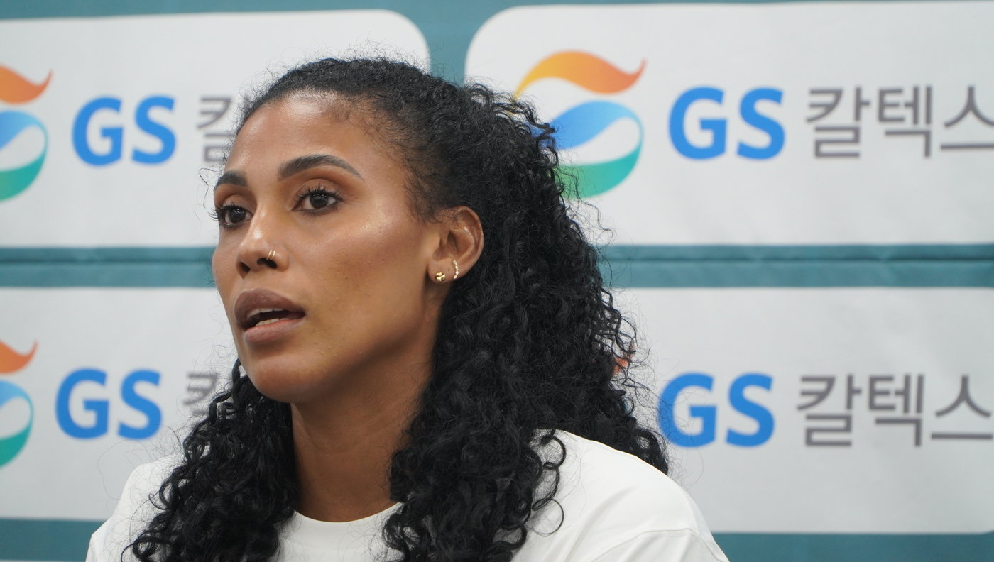 본문 이미지 - 여자 프로배구 GS칼텍스의 지젤 실바. (GS칼텍스 제공)