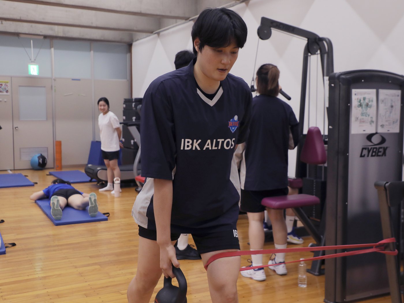 본문 이미지 - 부활을 다짐하고 있는 IBK 깁희진 (IBK기업은행 제공)