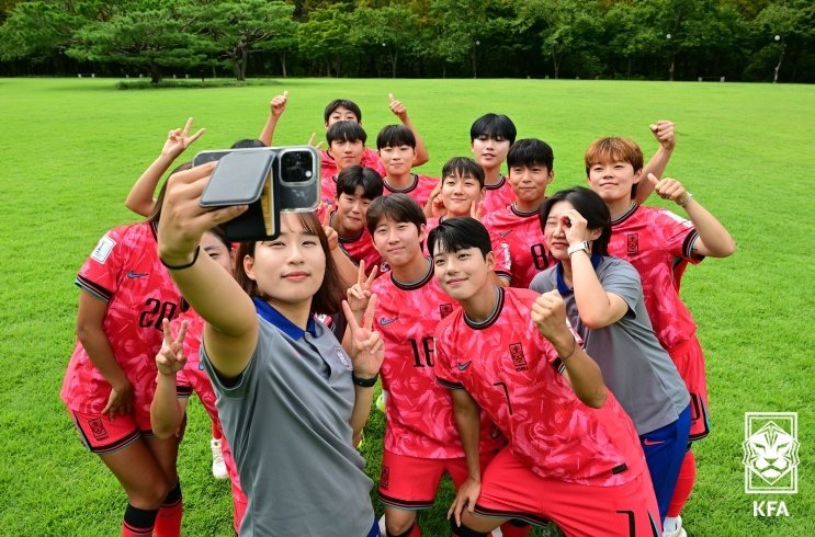 본문 이미지 - 여자 U20 대표팀(대한축구협회 제공) 