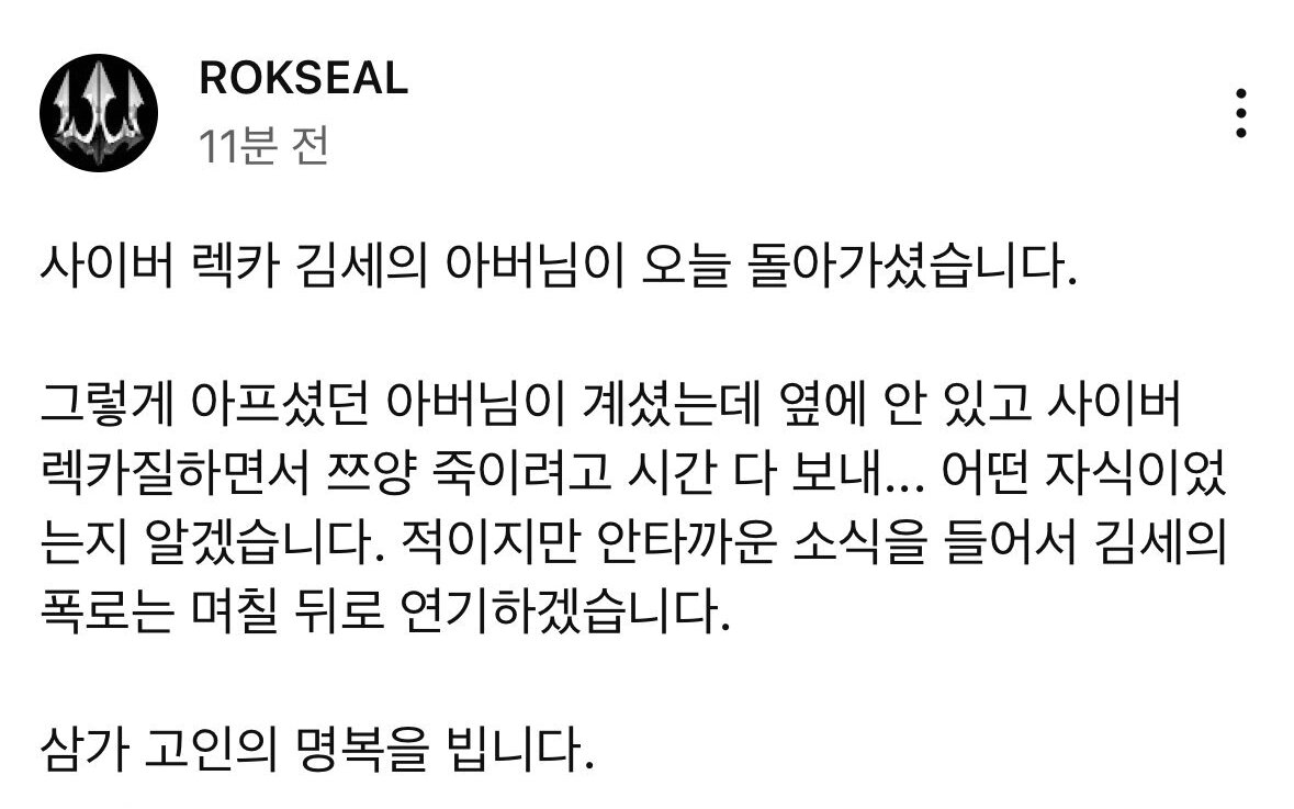 본문 이미지 - (유튜브 'ROKSEAL')