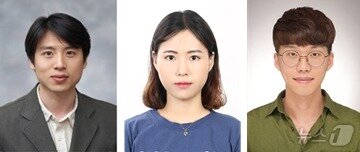 본문 이미지 - 왼쪽부터 KAIST 기계공학과 전원주 교수, 양은진 박사과정, 김지완 박사과정