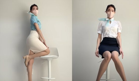 본문 이미지 -  승무원 성 상품화 비난을 받았던 유튜버.  