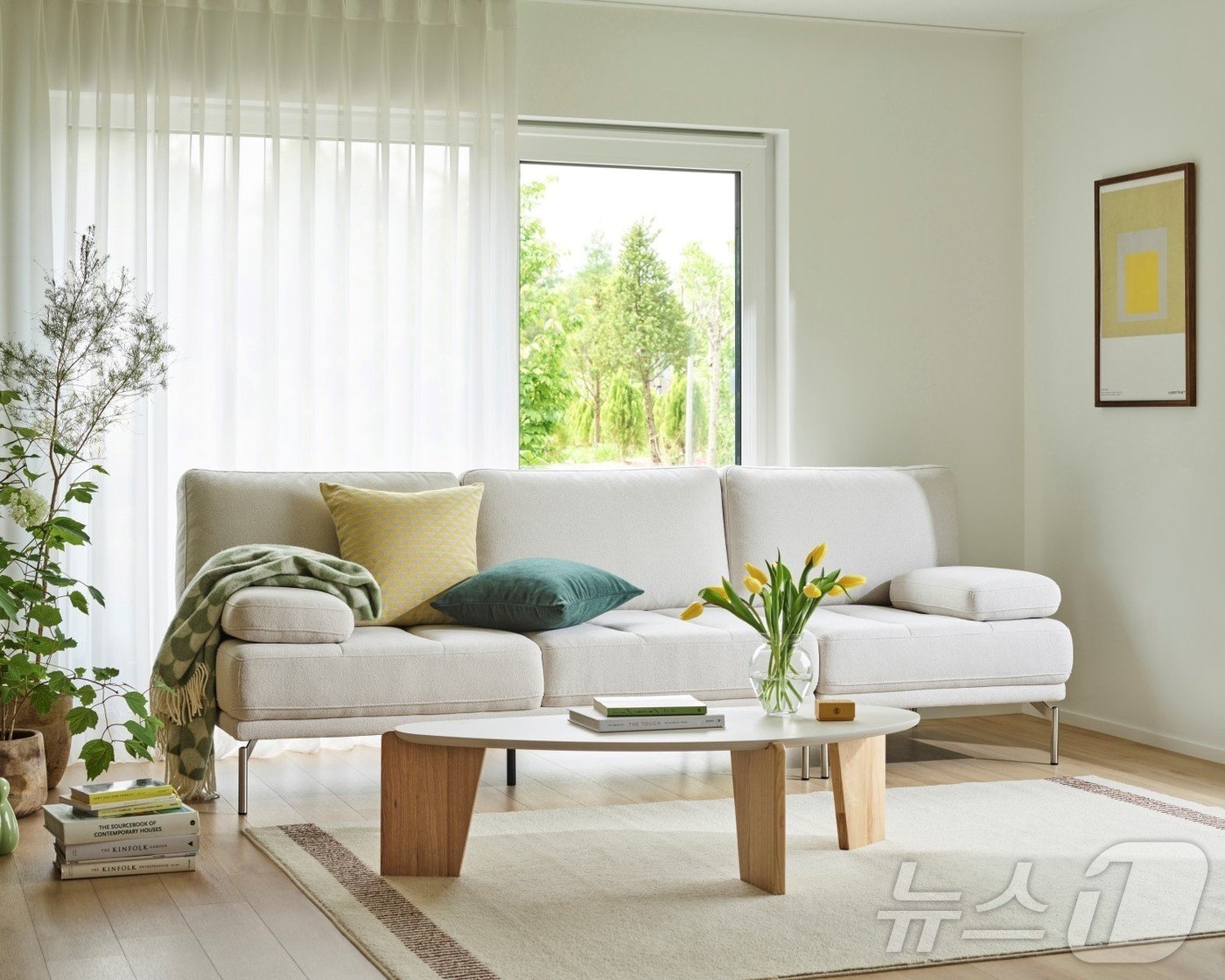 본문 이미지 - 한샘 패브릭 소파 '럼피'(한샘 제공)