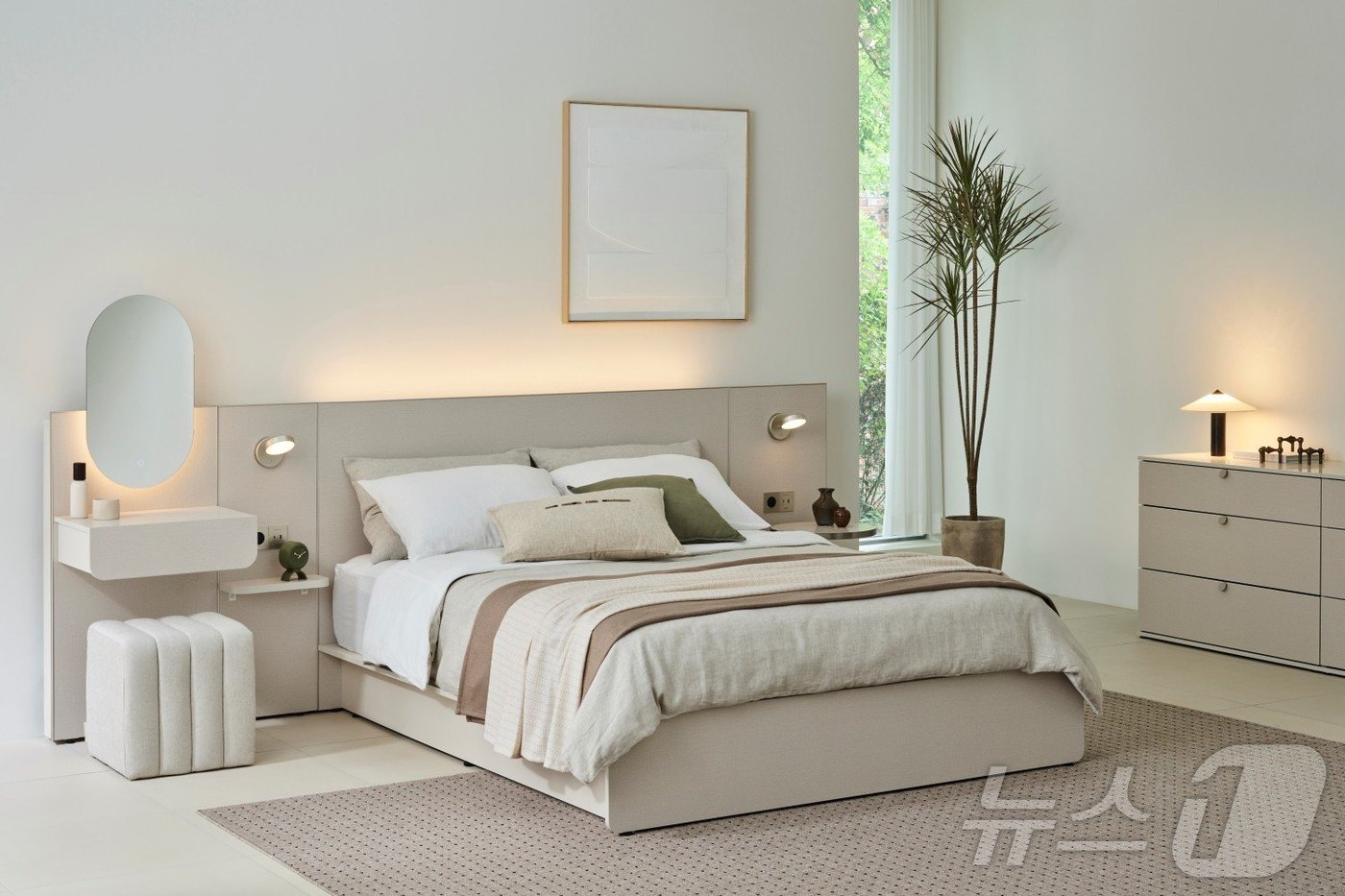 본문 이미지 - 한샘 호텔 침대 신제품 어반글로우(한샘 제공)