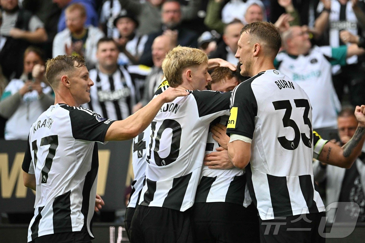 본문 이미지 - 토트넘을 꺾은 뉴캐슬 ⓒ AFP=뉴스1