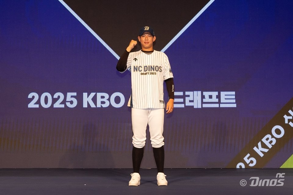 본문 이미지 - 2025 KBO 신인 드래프트에서 NC의 6라운드 순번에서 지명된 이세민. (NC 다이노스 제공)