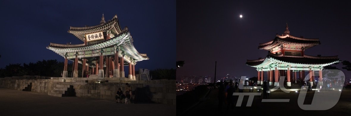 경기지역에서 추석 연휴 기간 가볼 만한 달맞이 명소 중 한 곳인 ‘수원화성 서장대’&#40;경기관광공사 제공&#41;/