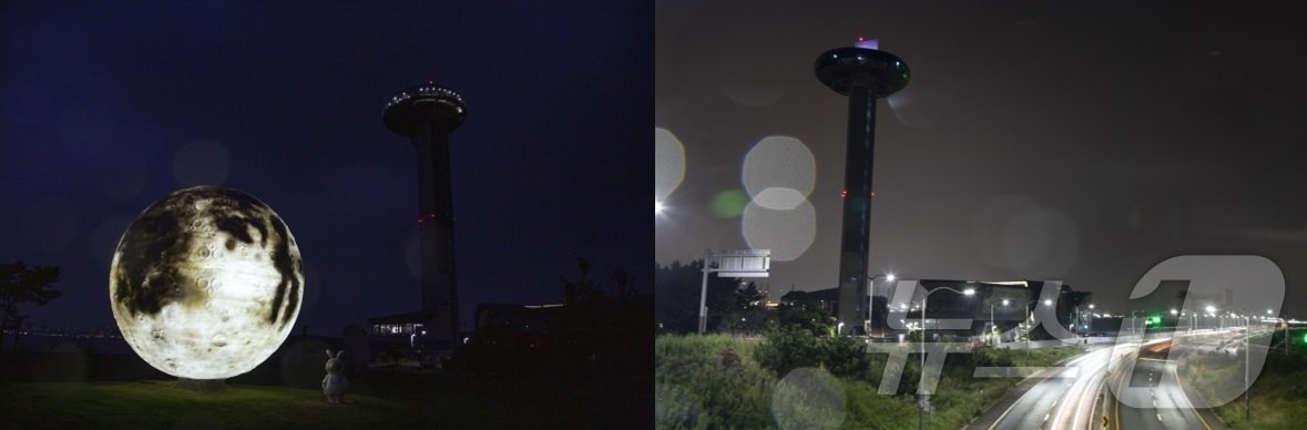 본문 이미지 - 경기지역에서 추석 연휴 기간 가볼 만한 달맞이 명소 중 한 곳인 시화호의 ‘달전망대’(경기관광공사 제공)/