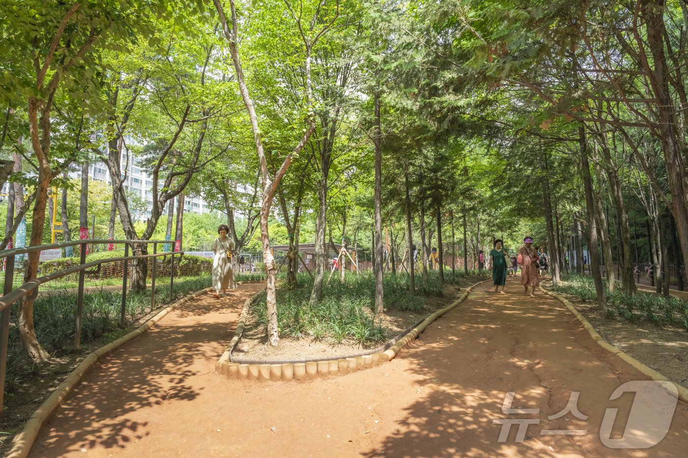 본문 이미지 - 부천 소새울공원 맨발길(최준근 자유 사진가 제공) / 뉴스1