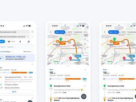 네이버 지도, 한국 여행 필수 앱 된 이유?…"교통 정보 정확해"