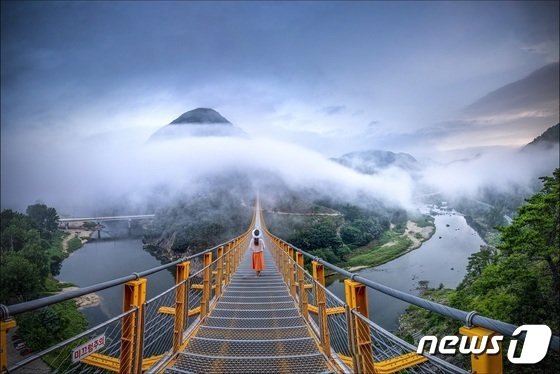 본문 이미지 - 금산 월영산 출렁다리/뉴스1