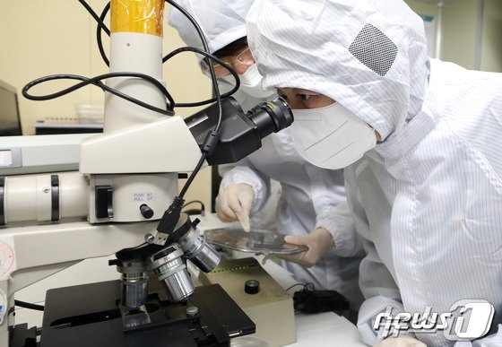 본문 이미지 - 반도체실험실 자료사진, 사진은 이해를 돕기 위한 것으로 기사내용과 직접관련 없움.ⓒ News1