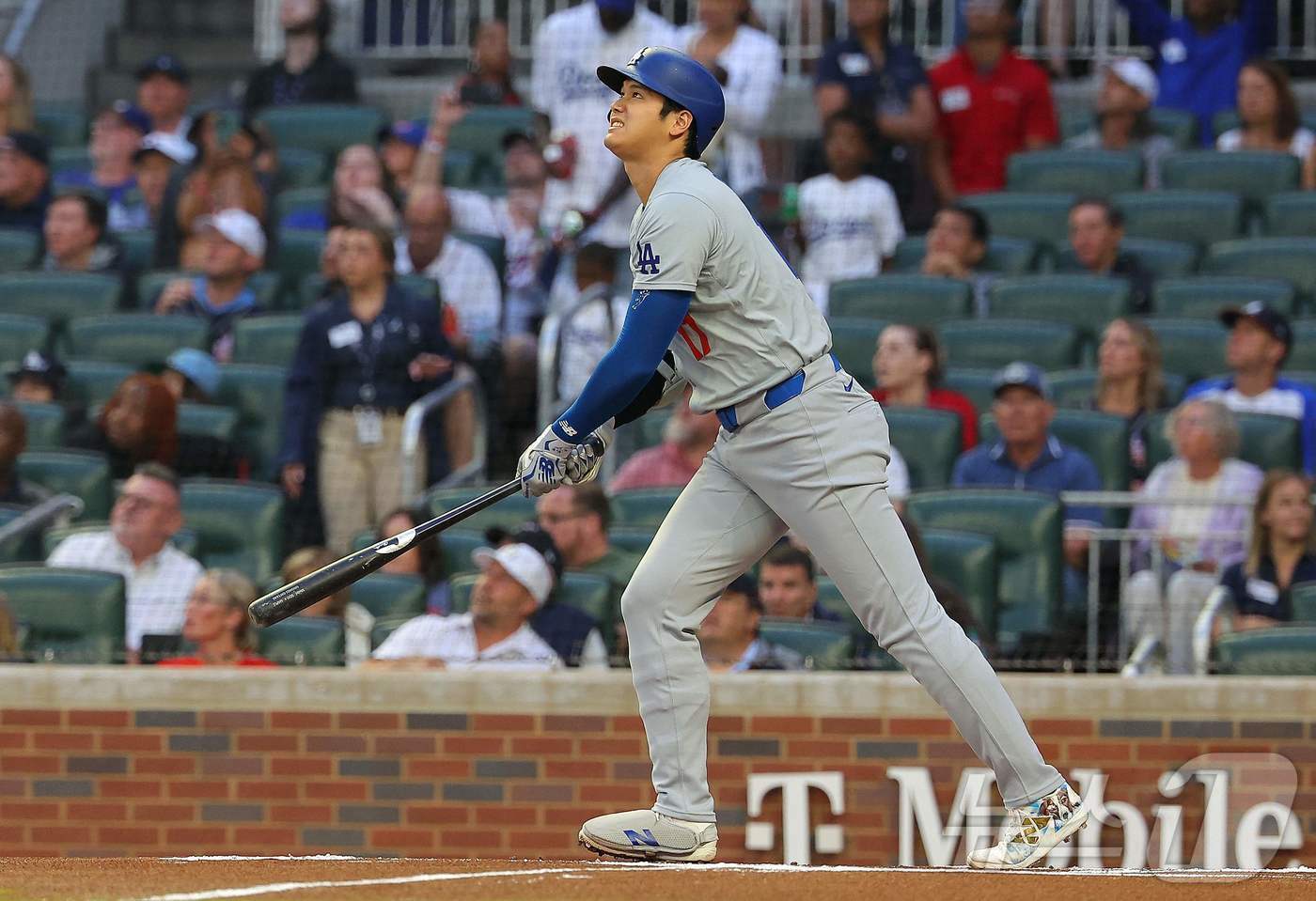 본문 이미지 - 40홈런 40도루를 넘어 사상 첫 50-50에 도전하고 있는 오타니 쇼헤이. ⓒ AFP=뉴스1