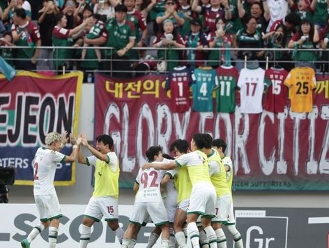 '김현욱 결승골' 대전, 서울 꺾고 6G 무패…전북은 수원FC 6-0 완파