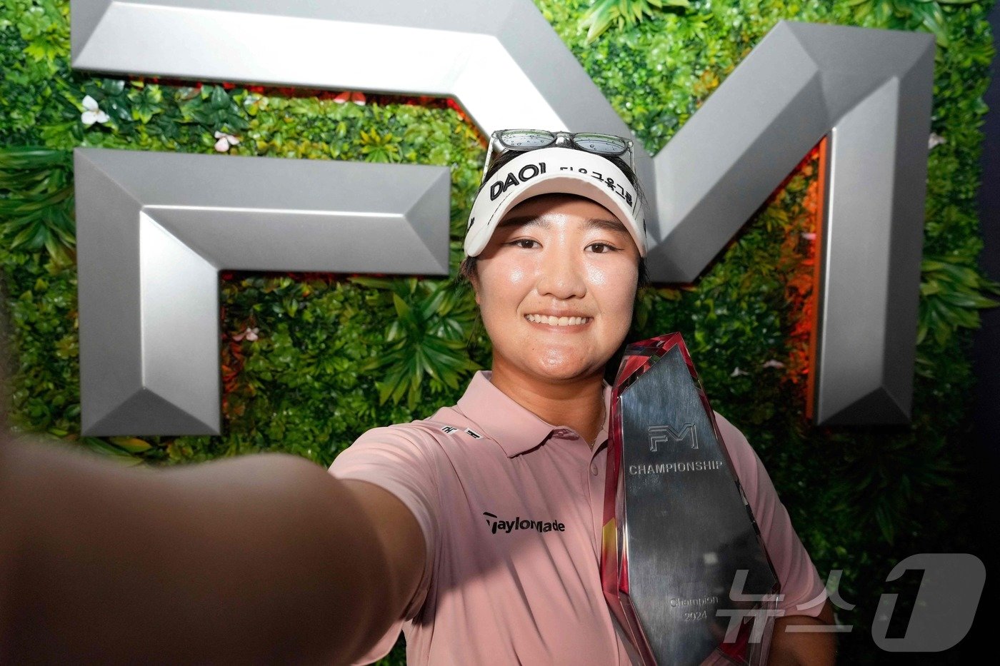 본문 이미지 - FM 챔피언십에서 시즌 첫 승을 기록했던 유해란. ⓒ AFP=뉴스1