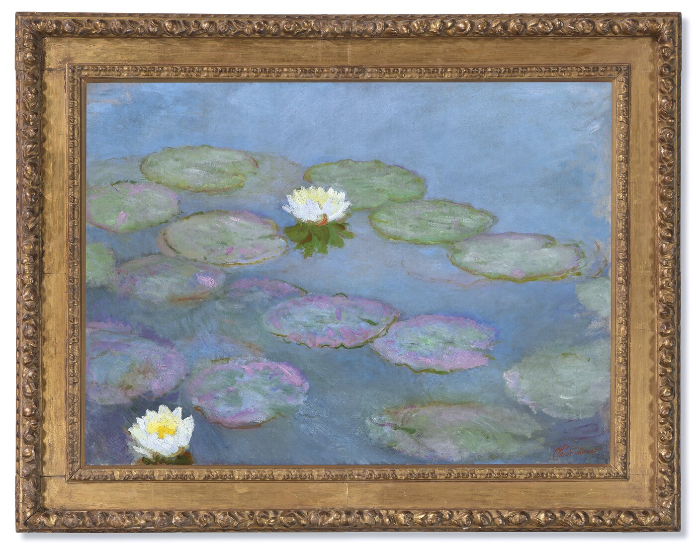 본문 이미지 - 클로드 모네 &#40;1840-1926&#41;, 수련 &#40;Nymph&eacute;as&#41;. CHRISTIE&#39;S IMAGES LTD. 2024.
