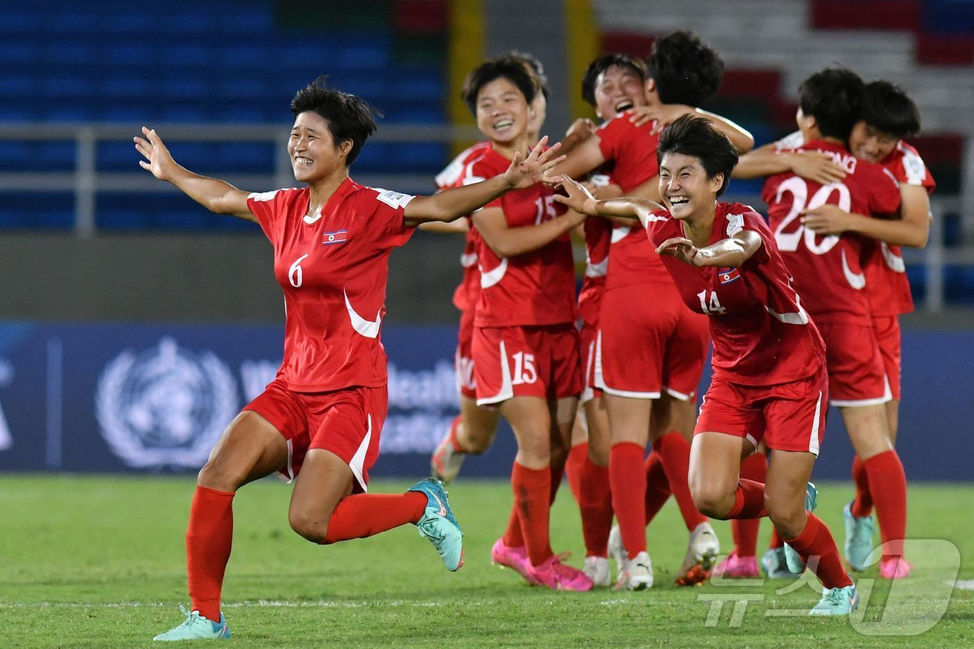 북한 여자 U20 축구대표팀 ⓒ AFP=뉴스1